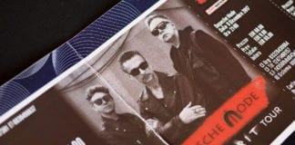 Depeche Mode Global Spirit tour ticket in Turin