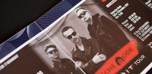 Depeche Mode Global Spirit tour ticket in Turin